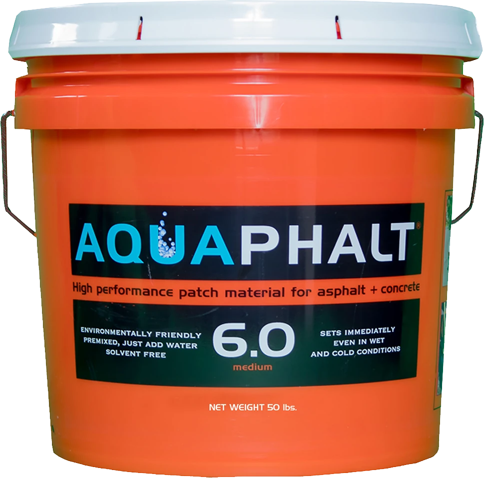 Aquaphalt pavement repair bucket